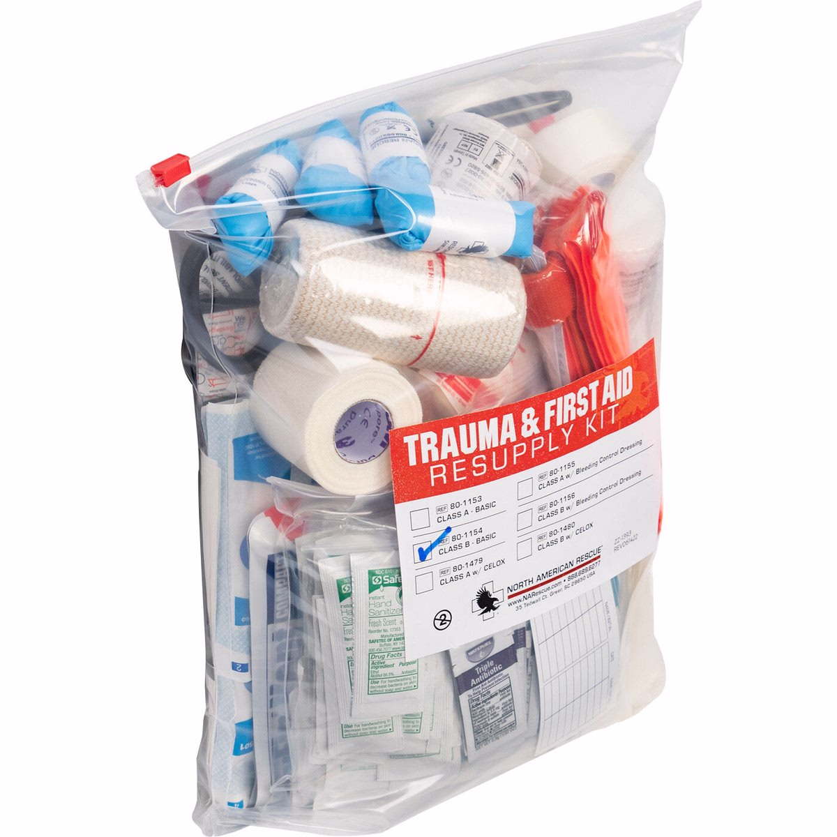 Trauma and First Aid Resupply Kit - Class B
