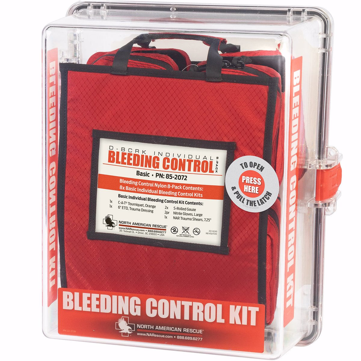 D-BCRK Bleeding Control 8-Pack Stations - Nylon