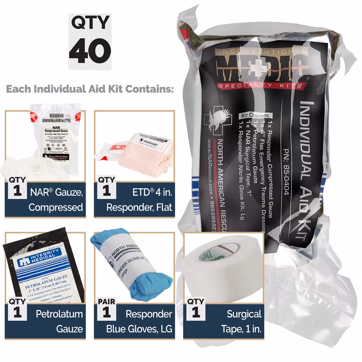 North American Rescue Mass Crisis Incident Kit - Contents