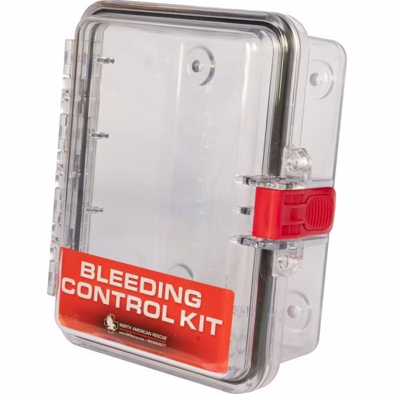 Individual Public Access Bleeding Control Clear Wall Case