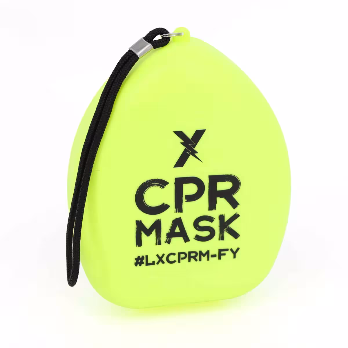 Lightning X Premium CPR Pocket Mask with Hard Case - Front View