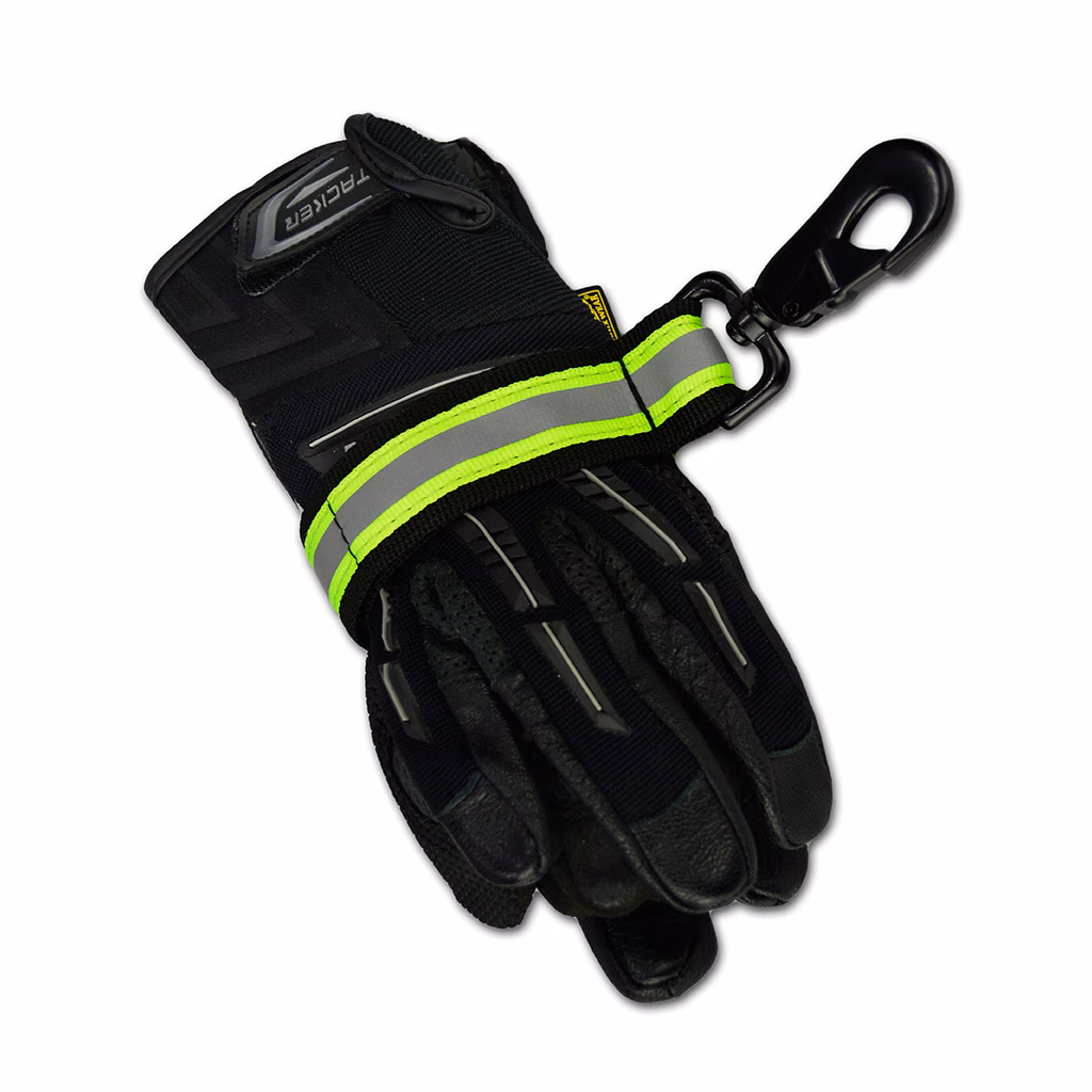 Heavy Duty Reflective Firefighter Glove Strap