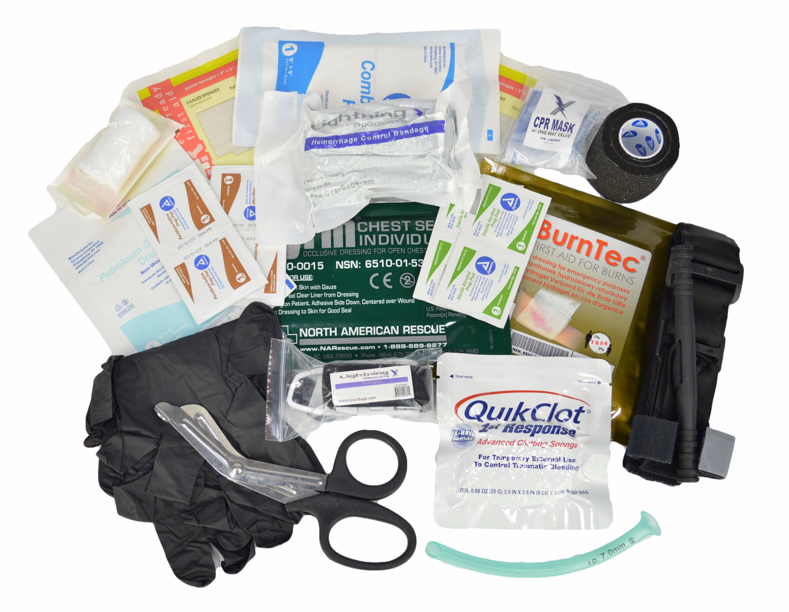 Premium Gunshot Trauma IFAK Fill Kit P