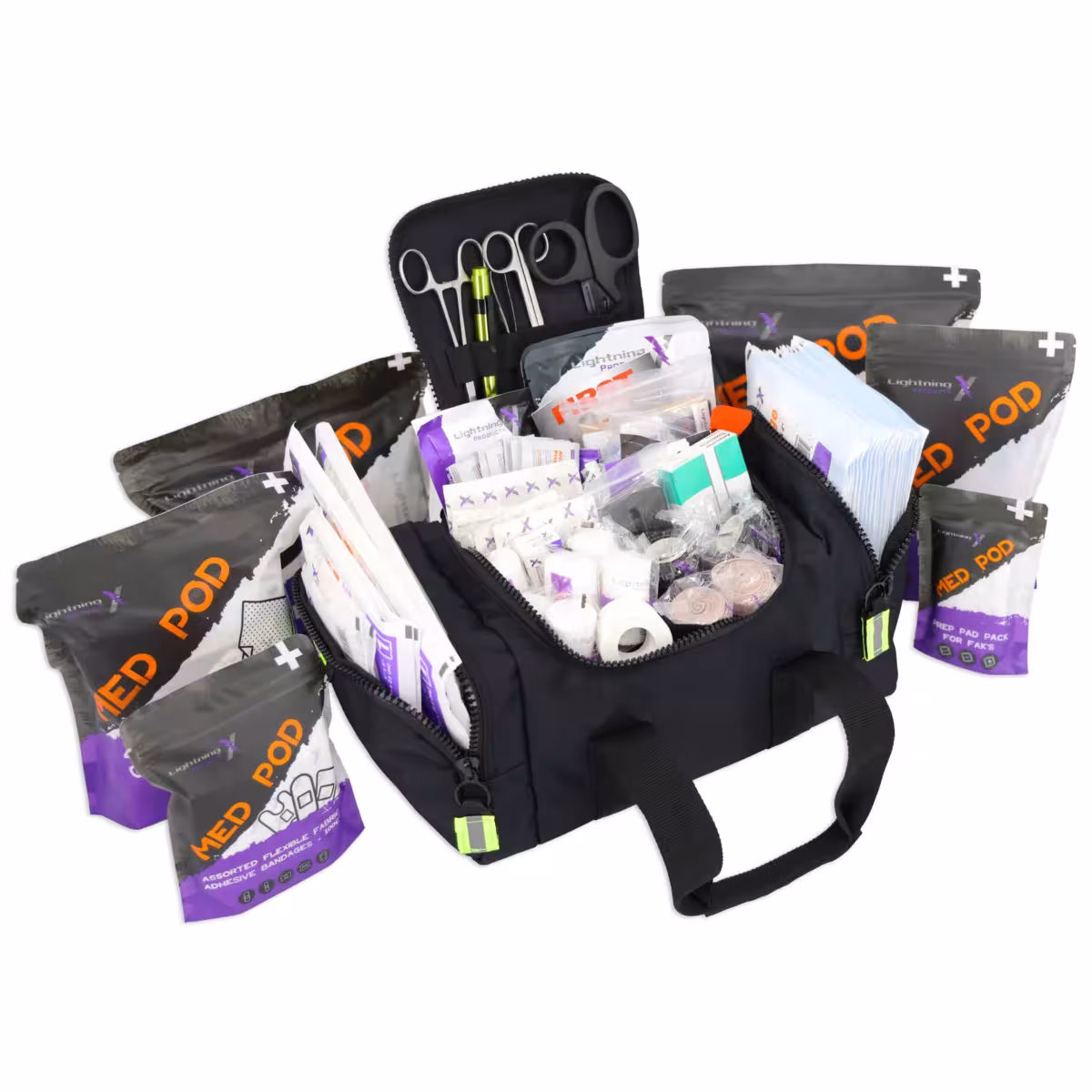 Compact First Responder Bag w/ Basic Fill Kit